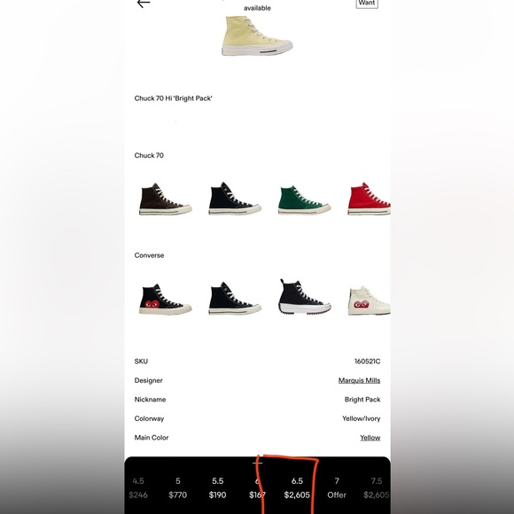 Converse Chuck 70 Hi 'Bright Pack' 160521C - Picture 9 of 9